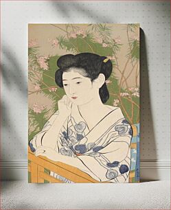 Πίνακας, Hashiguchi Goyo - Woman at a Hot Spring Hotel