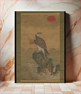 Πίνακας, Hawk at Sunrise, attributed to Jeong Hong-Rae