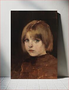 Πίνακας, Head of a girl, 1886, Helene Schjerfbeck