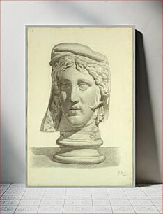 Πίνακας, Head of a Roman matron (rendering from a plaster cast), Pietro Montana