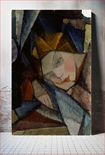 Πίνακας, Head of a woman, 1914 - 1920, Alvar Cawén