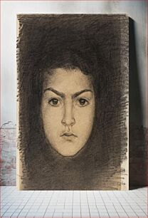 Πίνακας, Head of a Woman Front by John Singer Sargent (1856–1925)