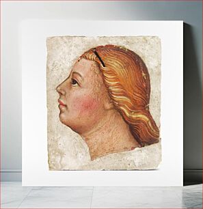 Πίνακας, Head of an Angel in Left Profile (1397) by Taddeo di Bartolo