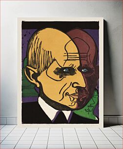 Πίνακας, Head of Dr. Bauer (1933) by Ernst Ludwig Kirchner