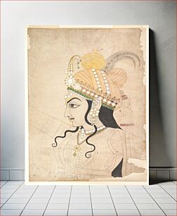 Πίνακας, Head of Krishna: cartoon for a mural of the Raslila