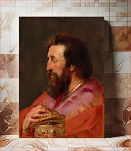 Πίνακας, Head of One of the Three Kings: Melchior, The Assyrian King (ca. 1618) by Sir Peter Paul Rubens
