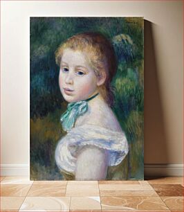 Πίνακας, Head of Young Girl (Tête de jeune fille) by Pierre Auguste Renoir