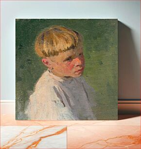 Πίνακας, Head study of a seated boy, Teodor Zemplényi