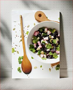 Πίνακας, Healthy Beet Salad with Seeds and Herbs Υγιεινή παντζαροσαλάτα με σπόρους και βότανα
