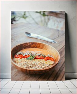 Πίνακας, Healthy Breakfast Bowl Υγιεινό μπολ πρωινού