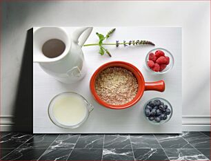 Πίνακας, Healthy Breakfast Preparation Υγιεινή προετοιμασία πρωινού