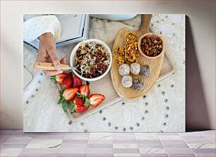 Πίνακας, Healthy Breakfast Setup Ρύθμιση υγιεινού πρωινού