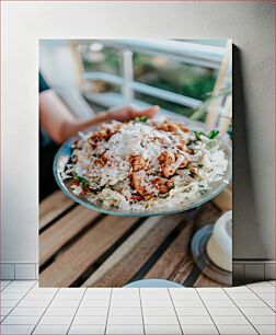 Πίνακας, Healthy Chicken Salad Υγιεινή σαλάτα κοτόπουλου