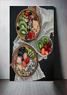 Πίνακας, Healthy Fruit Bowls Υγιεινά φρουτοκύπελλα