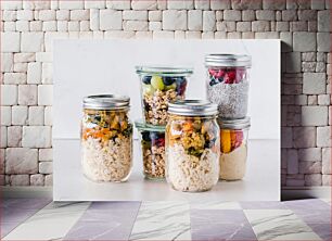 Πίνακας, Healthy Meals in Jars Υγιεινά Γεύματα σε Βαζάκια
