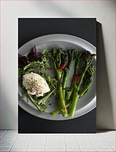 Πίνακας, Healthy Vegetable Plate Υγιεινό πιάτο λαχανικών
