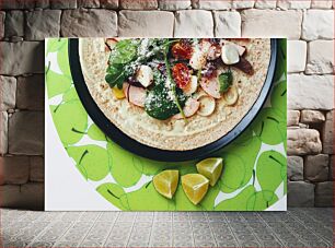 Πίνακας, Healthy Veggie Pizza Υγιεινή χορτοφαγική πίτσα