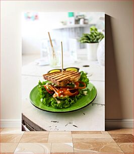 Πίνακας, Healthy Veggie Sandwich Υγιεινό σάντουιτς λαχανικών