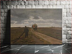 Πίνακας, Heath landscape with a day wagon by Hans Smidth