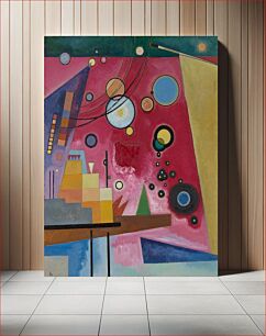 Πίνακας, Heavy red (1924) by Wassily Kandinsky