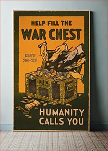 Πίνακας, Help fill the war chest Humanity calls you, May 20-27 / / Ketterlinus, Phila