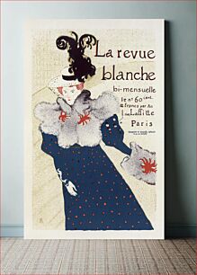 Πίνακας, Henri de Toulouse–Lautrec, La Revue Blanche (1897) poster advertising print