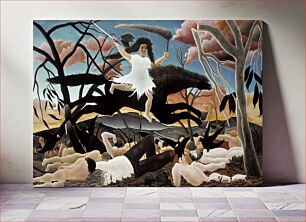Πίνακας, Henri Rousseau's War (La Guerre) (1894)
