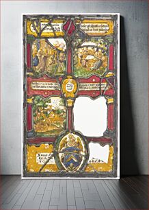 Πίνακας, Heraldic Panel: Scenes from the Parable of the Prodigal Son by Hans Jegli