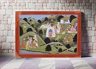 Πίνακας, Hermitage of Valmiki, Folio from the "Nadaun" Ramayana (Adventures of Rama)