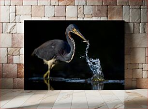 Πίνακας, Heron in Action Ο Ερωδιός σε Δράση