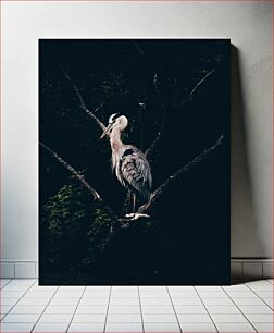 Πίνακας, Heron in the Woods Ερωδιός στο δάσος