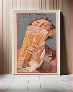 Πίνακας, High and Lofty Tumbler, from the Jokes series (N87) for Duke brand cigarettes
