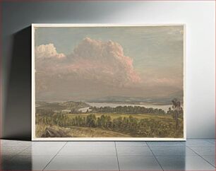 Πίνακας, High Clouds across the Hudson, Frederic Edwin Church