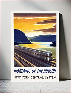 Πίνακας, Highlands of the Hudson--New York Central System (1897) chromolithograph by Leslie Ragan