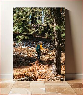 Πίνακας, Hiker in the Forest Πεζοπόρος στο Δάσος