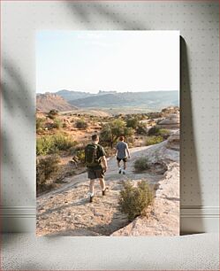Πίνακας, Hiking in the Desert Πεζοπορία στην έρημο