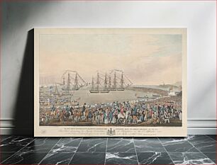 Πίνακας, His Majesty's Embarkation at Kingstown on 3rd September 1821