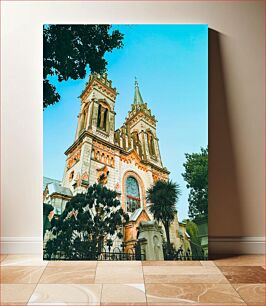 Πίνακας, Historic Cathedral with Towering Spires Ιστορικός καθεδρικός ναός με πανύψηλες κούνιες