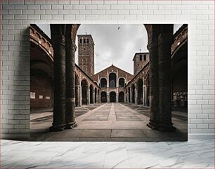 Πίνακας, Historic Courtyard with Towers Ιστορική Αυλή με Πύργους