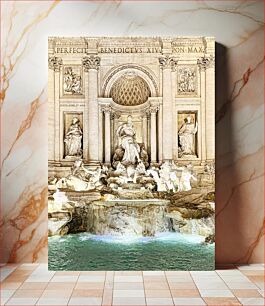 Πίνακας, Historic Fountain with Sculptures Ιστορικό Σιντριβάνι με Γλυπτά
