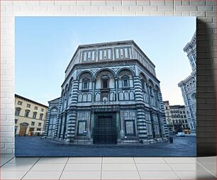 Πίνακας, Historic Marble Building in Florence Ιστορικό μαρμάρινο κτίριο στη Φλωρεντία