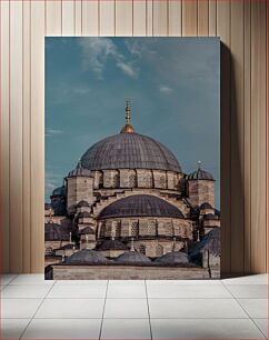 Πίνακας, Historic Mosque with Domes and Minarets Ιστορικό Τζαμί με Θόλους και Μιναρέδες