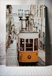 Πίνακας, Historic Tram in Lisbon Ιστορικό τραμ στη Λισαβόνα