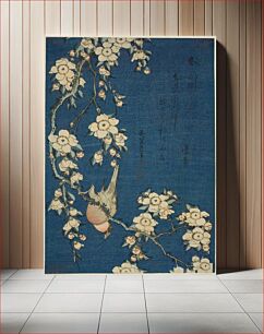 Πίνακας, Hokusai's Bullfinch and weeping cherry blossoms