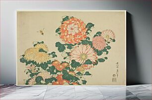 Πίνακας, Hokusai's chrysanthemums and bees