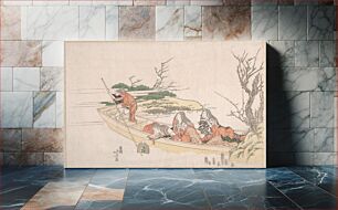 Πίνακας, Hokusai's Gathering Sea-Weed