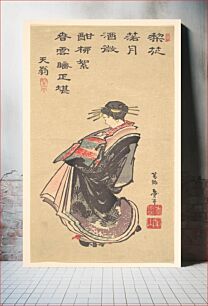 Πίνακας, Hokusai's Japanese woman