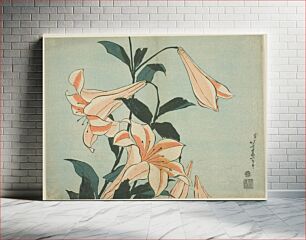 Πίνακας, Hokusai's lilies