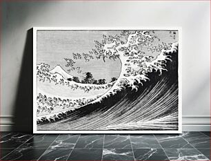 Πίνακας, Hokusai's One Hundred Views of Mount Fuji (1835) vintage Japanese woodcut print