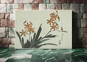 Πίνακας, Hokusai's Orange Orchids